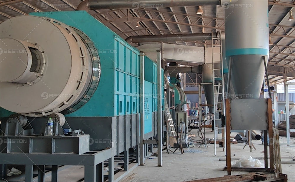 BST-30型號(hào)馬來(lái)西亞木材廠廢木料炭化設(shè)備第3張